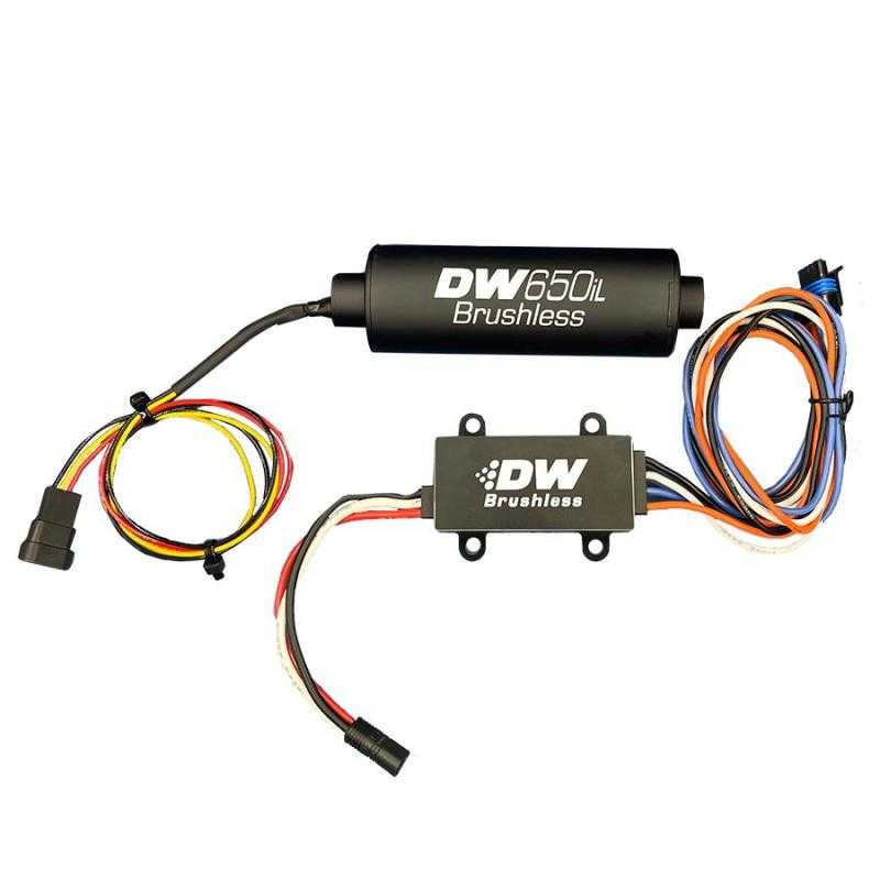 Travaux d'entretien, 9-650-C105 DeatschWerks DW650iL Series 650LPH In-Line External Fuel Pump with Single/Dual-Speed Controller (Pompe à carburant externe en ligne avec contrôleur à une ou deux vitesses)