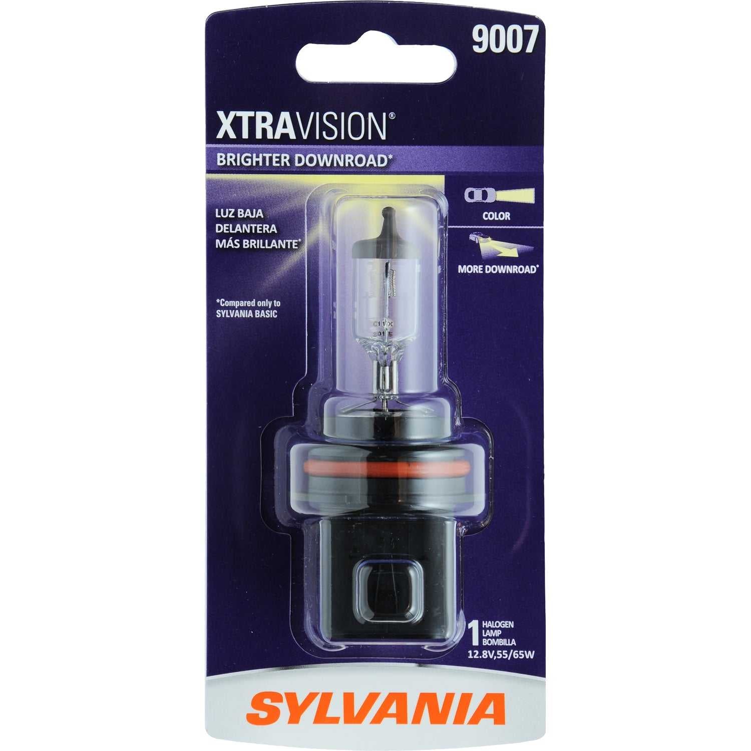 Sylvania, 9007XV.BP Sylvania Silverstar Ampoule de phare de remplacement OE