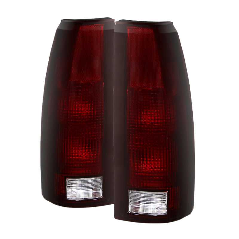 Spyder, 9028786 xTune Chevy/GMC C1500/C2500/C3500 88-01 OEM Style Tail Light - Red Smoked ALT-JH-CCK88-OE-RSM